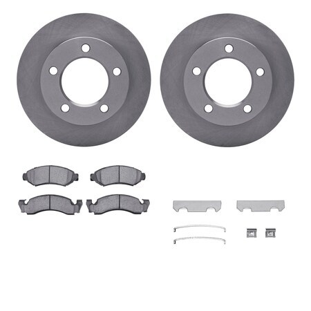 6412-54025, Rotors With Ultimate Duty Performance Brake Pads Includes Hardware